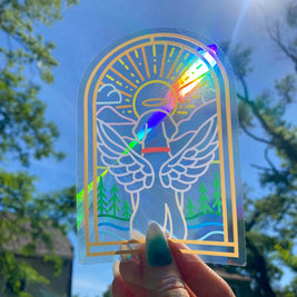 Pet Memorial Suncatcher Decal