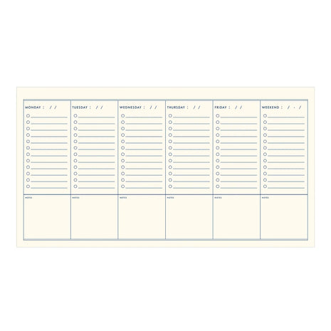 Bow Wow Dog Weekly Planner