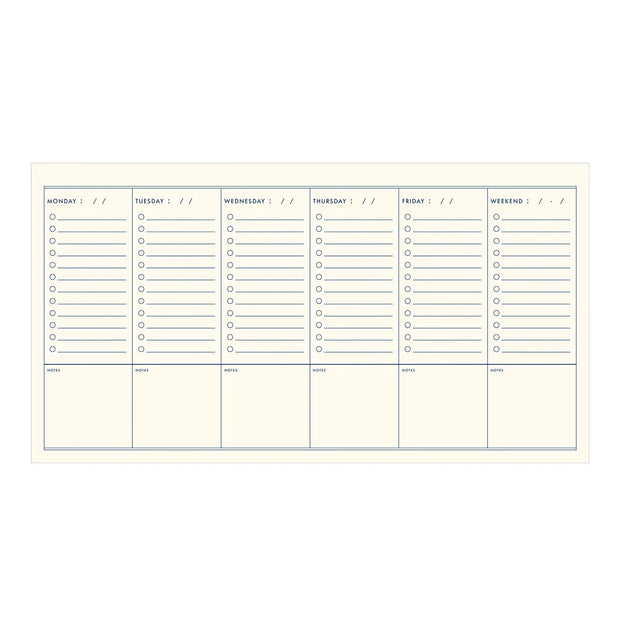 Bow Wow Dog Weekly Planner
