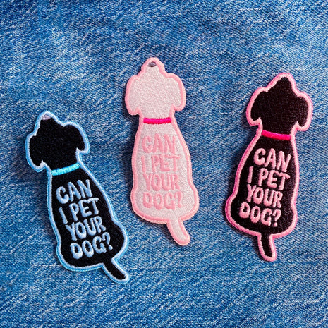 Can I Pet Your Dog Patches