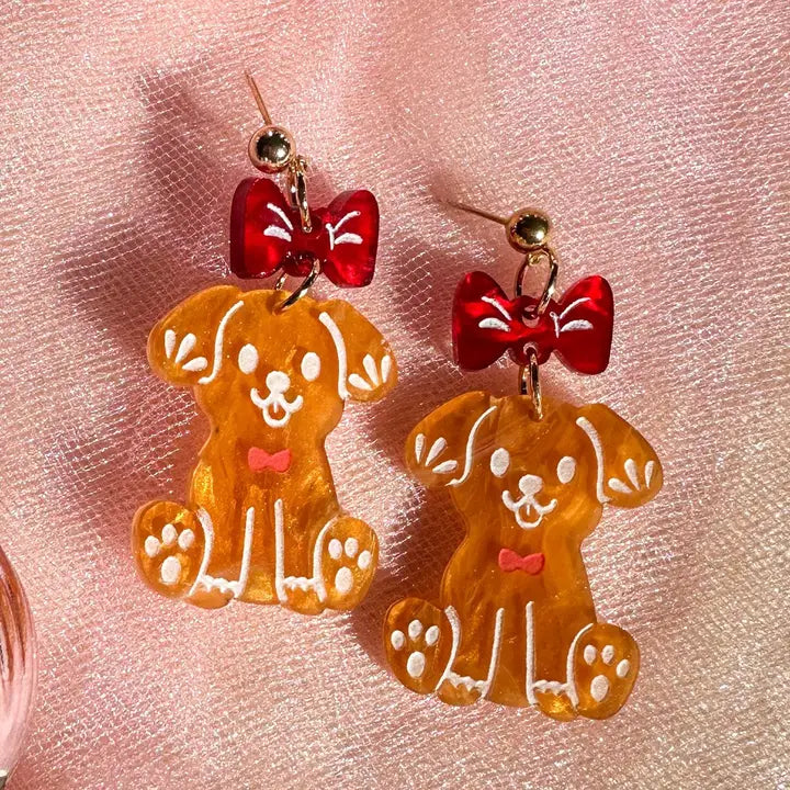 Hand Painted Laser Cut Acrylic Earrings