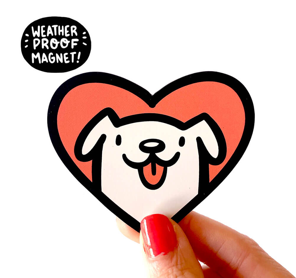 Colorful and Goofy Weatherproof Magnets