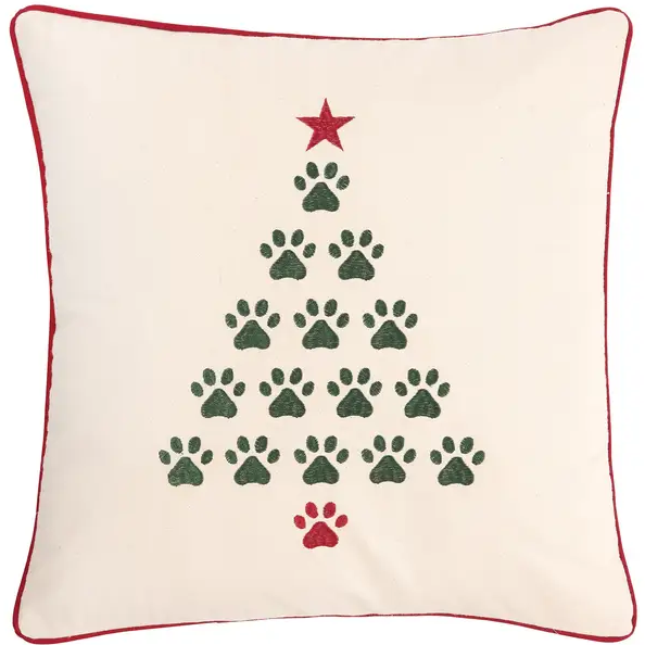 Embroidered Holiday Pillows