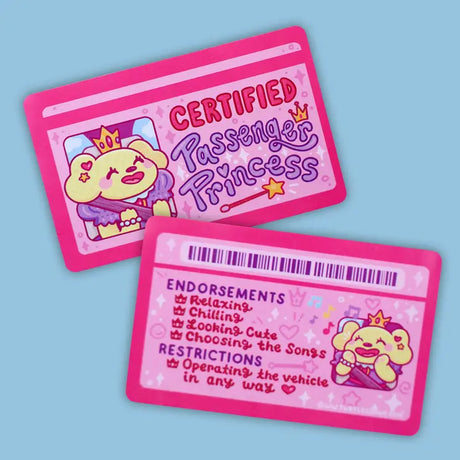 Dog Themed Novelty ID Card