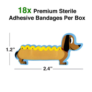 Hot Dog Adhesive Bandages