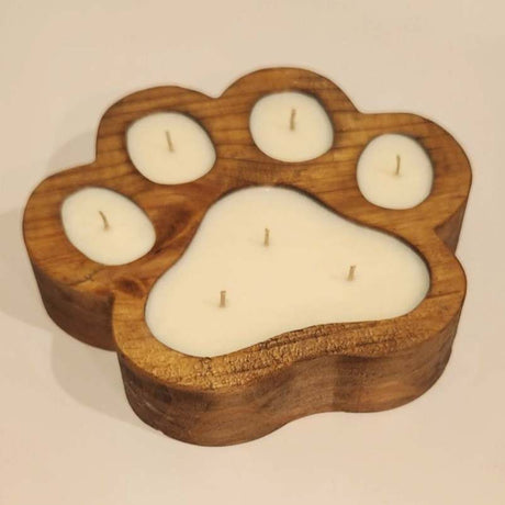 Puppy Love Paw Shaped Candles