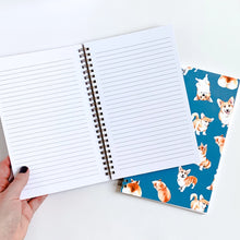 Load image into Gallery viewer, Lined Spiral Notebook from Morgan Swank Studio
