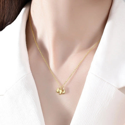 Terrier Heart Charm Necklace