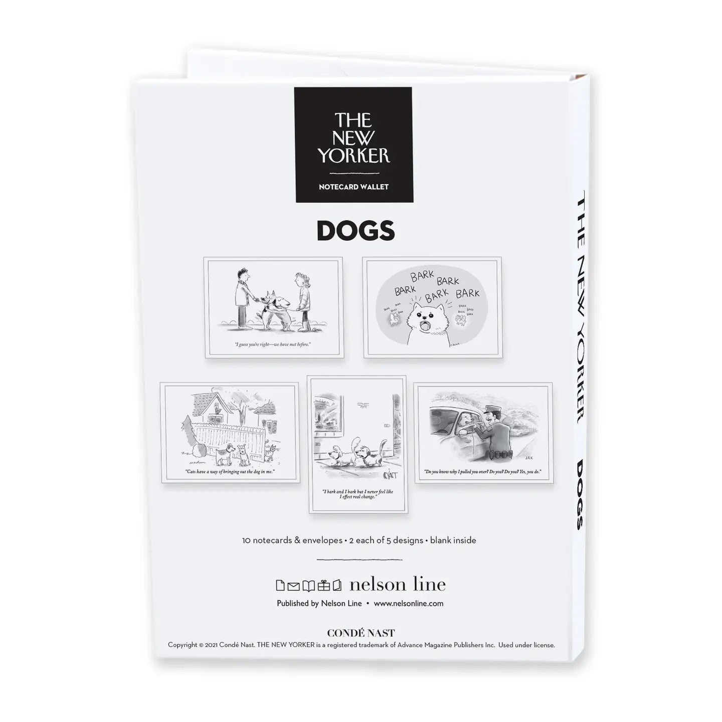 Dogs Themed New Yorker Cartoon Notecard Set