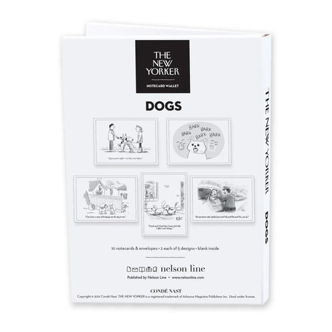 Dogs Themed New Yorker Cartoon Notecard Set