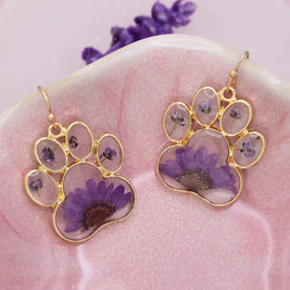 Floral & Dog Themed Earrings