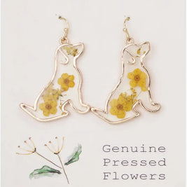 Floral & Dog Themed Earrings