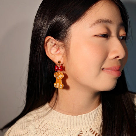 Hand Painted Laser Cut Acrylic Earrings
