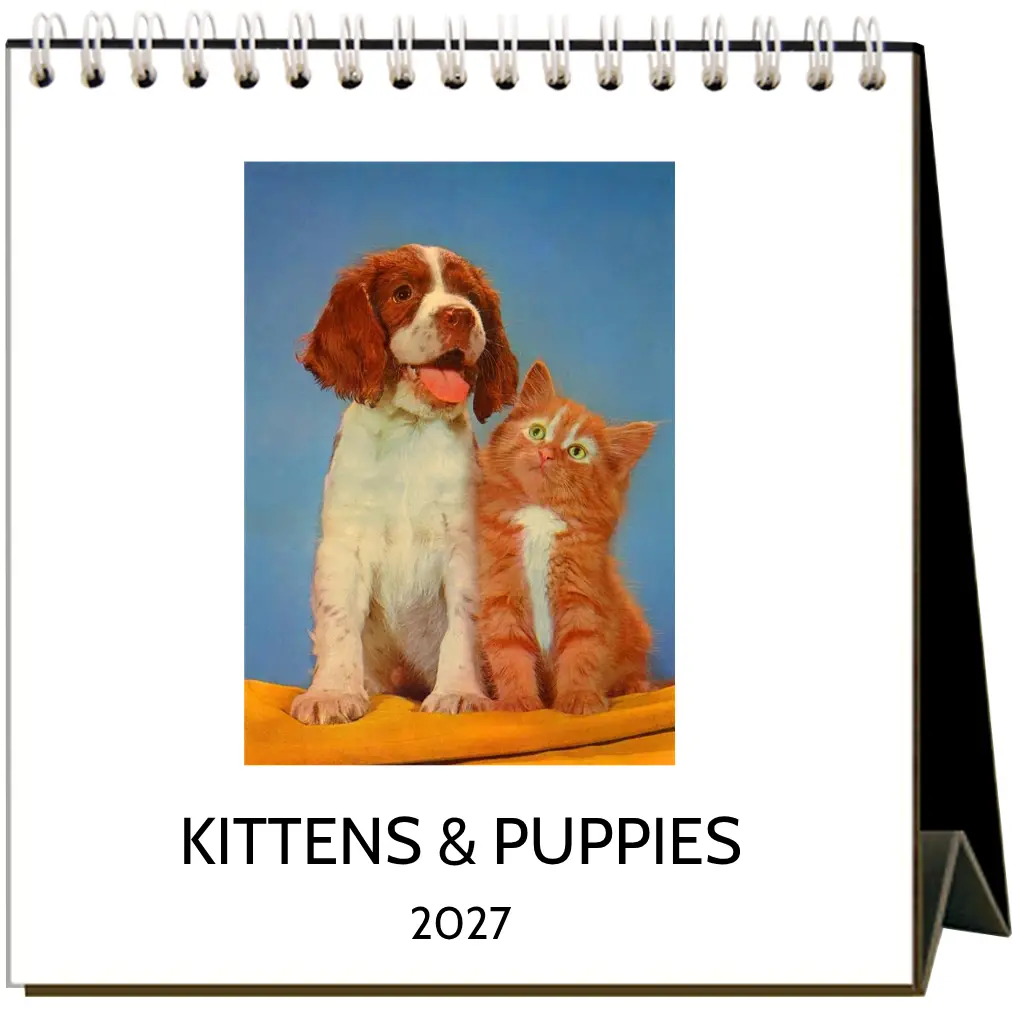 Canine Themed Desk Calendars