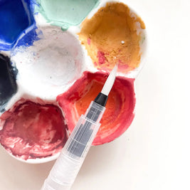 Mini Watercolor Dog Painting Kit & Brush Pen