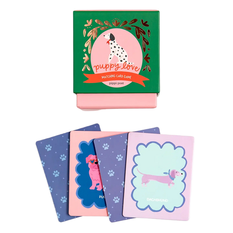 Dapper Dogs Puppy Love Matching Memory Card Game