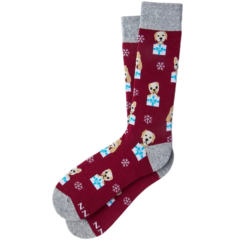 Santa's Li'l Yelpers Dress Socks