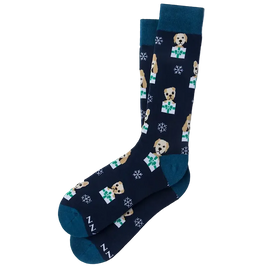 Santa's Li'l Yelpers Dress Socks