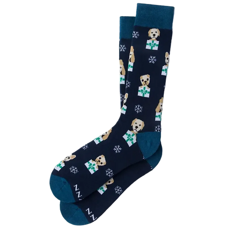 Santa's Li'l Yelpers Dress Socks