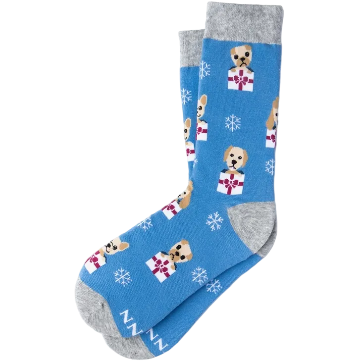 Santa's Li'l Yelpers Dress Socks