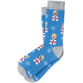 Santa's Li'l Yelpers Dress Socks