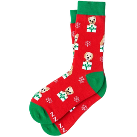 Santa's Li'l Yelpers Dress Socks