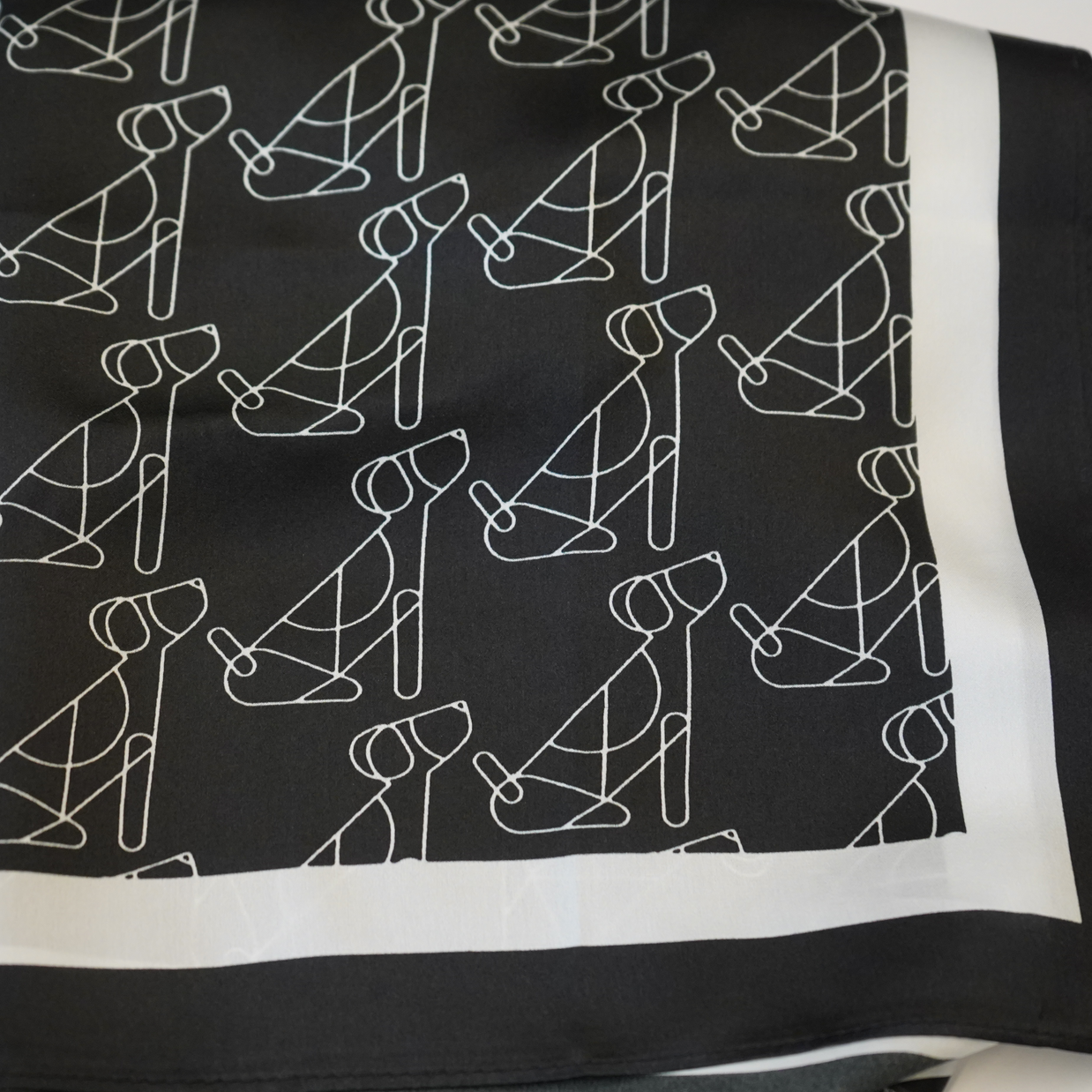 Arty Patterned Silk Scarves