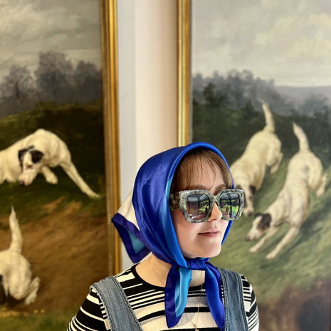 Arty Patterned Silk Scarves