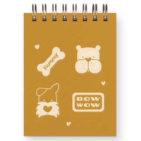 Bow Wow Dog Mini Jotter