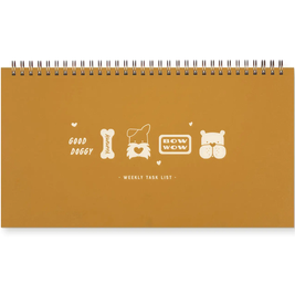 Bow Wow Dog Weekly Planner