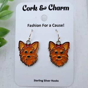 Hook Earrings from Cork and Charm (32 Styles Including 25 Breeds!)