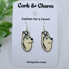 Load image into Gallery viewer, Hook Earrings from Cork and Charm (32 Styles Including 25 Breeds!)
