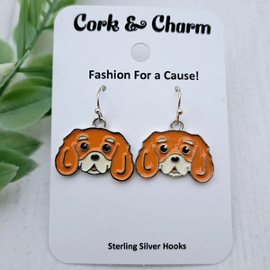 Hook Earrings from Cork and Charm (32 Styles Including 25 Breeds!)