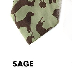 Putting On The Dog Patterned Neckties