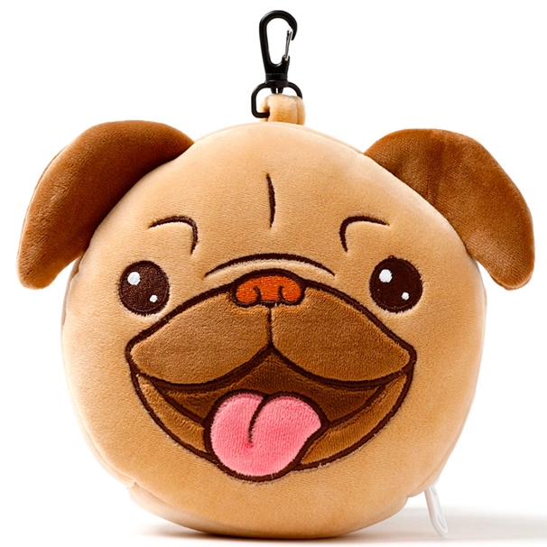 Round Plush Travel Pillow & Eye Mask