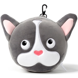 Round Plush Travel Pillow & Eye Mask