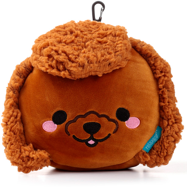 Round Plush Travel Pillow & Eye Mask