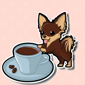 Coffee Dogs Stickers