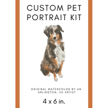 Load image into Gallery viewer, Custom 4&quot; x 6&quot; Pet Portrait from Alexandra Schmeling Fine Art
