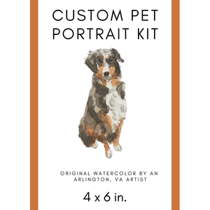 Custom 4" x 6" Pet Portrait from Alexandra Schmeling Fine Art