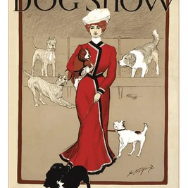 Vintage Dog Show Ads as Magnets