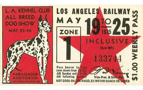 Vintage Dog Show Ads as Magnets