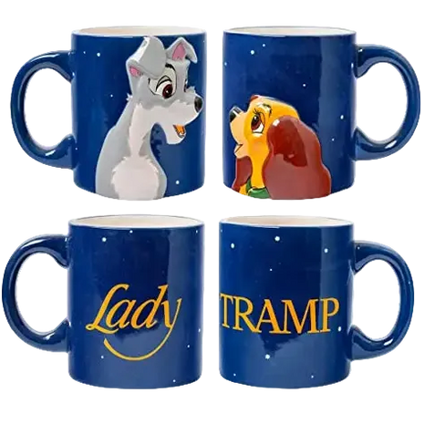 Lady & the Tramp Ceramic Disney Mugs
