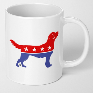 15oz Pawlitical Dog Mug from Dapper Paw