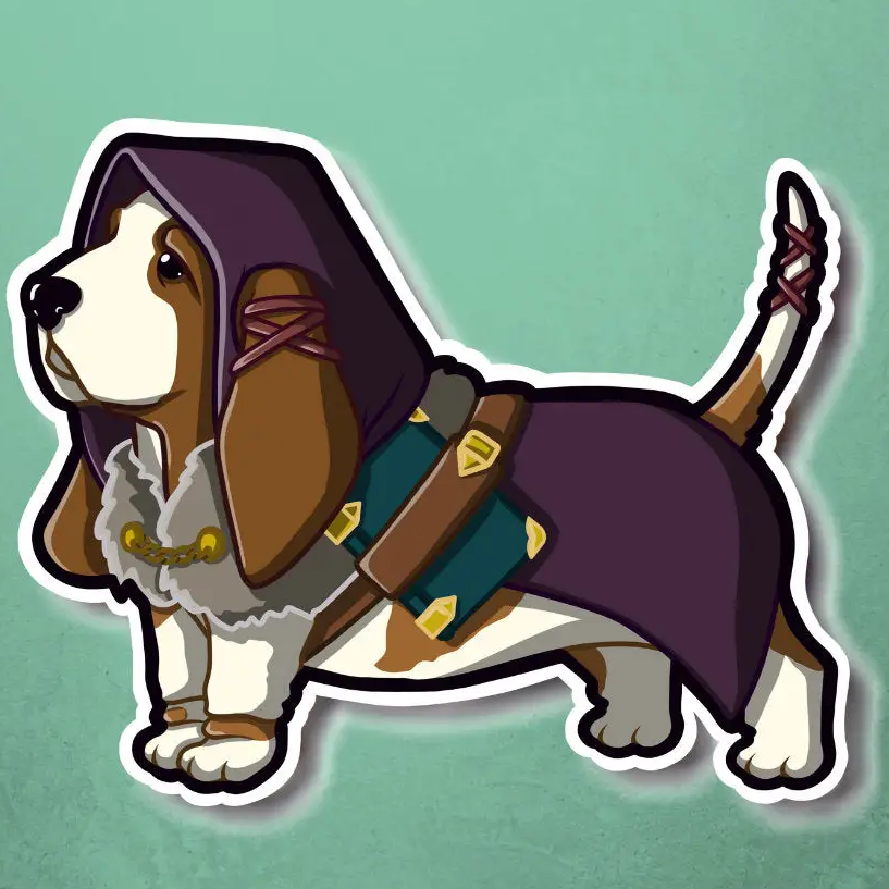 D&D Dogs Stickers