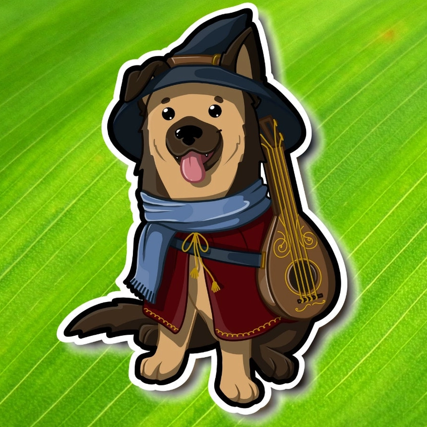 D&D Dogs Stickers