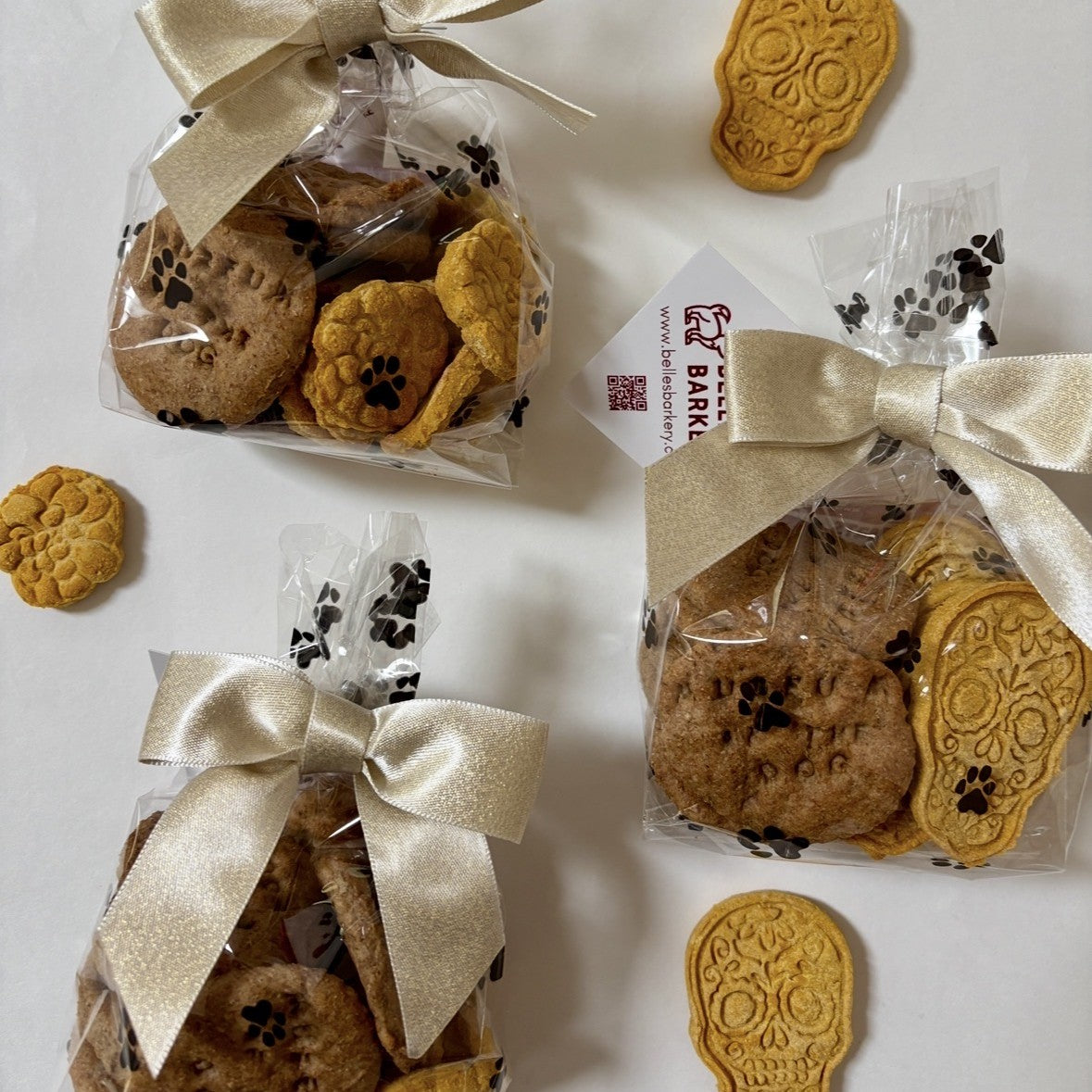 Dia de los Muertos Themed Dog Treat Box and Bags