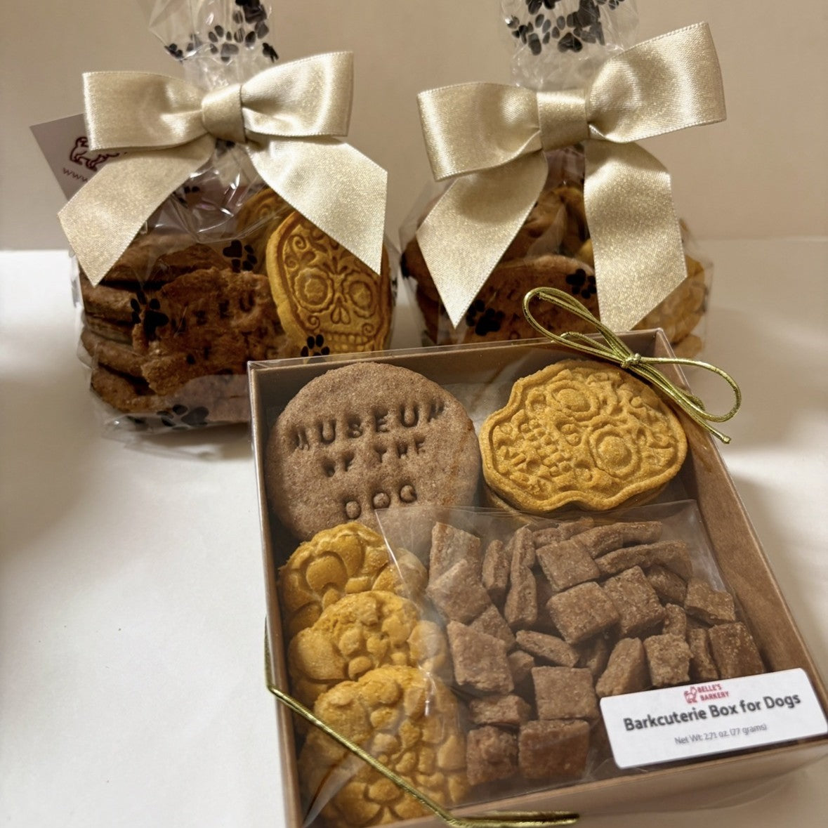 Dia de los Muertos Themed Dog Treat Box and Bags