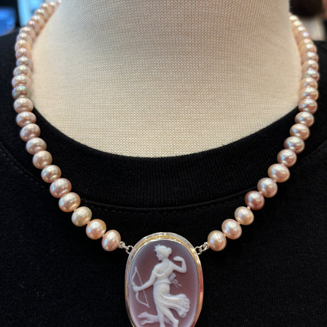 Sardonyx Shell Cameo Jewelry