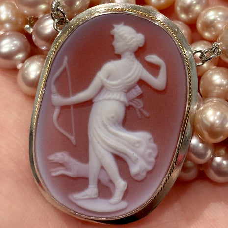 Sardonyx Shell Cameo Jewelry